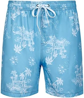 WenKomg1 kupaći trunke za muškarce, casual havajske tropske plažne kratke hlače za šorc esencijalne plitke kratke hlače