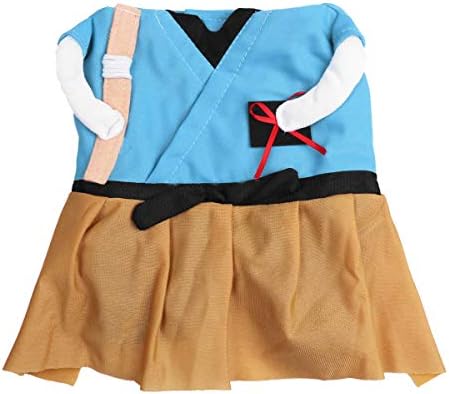 iEFiEL kućne ljubimce Mačke Psi Tarou Cosplay odijelo japanski stil Funky Dress Up Set nebesko plava & amp;Brown XL