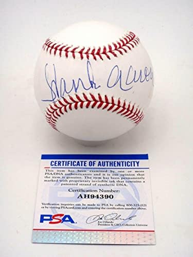 Hank Aaron PSA / DNA certificirani potpisan službeni MLB bejzbol autogramirani auto - autogramirani bejzbol