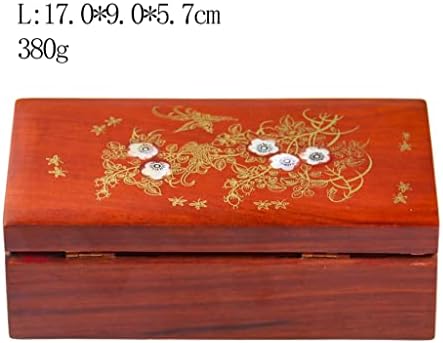 Liuyunqi Retro Shell cvijet kruška drvo sa kutijom za odlaganje Organizator šminke kutija za žene brak poklon kutija