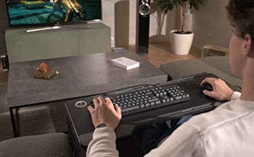 COCHSTESTER CYCON² Black Edition - Couch Gaming Desk za miš i tastaturu, ergonomski lapdesk za kauč i krevet
