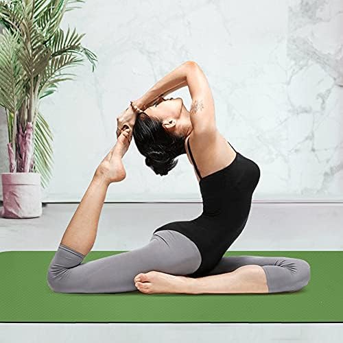 Prostirke za jogu neklizajuće, Pilates prostirka sa oznakama za poravnanje, Pro prostirka za jogu za žene debljine 1/4 inča sa novim