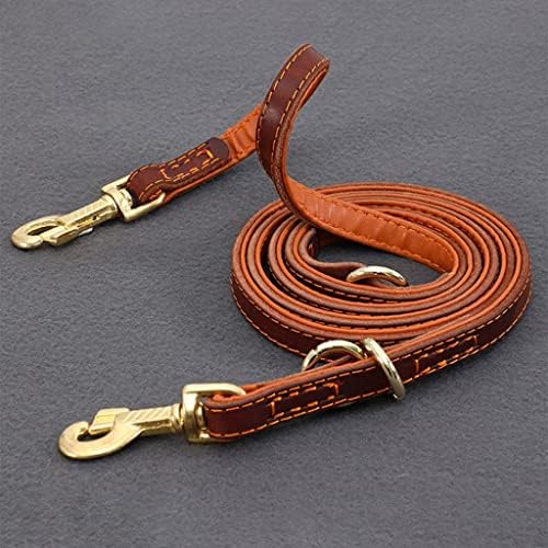LMMDDP ogrlice za pse, dvostruki lanac ogrlica, kratki i veliki, izrađeni od olovnog konopa, za hodanje, trčanje, kućni ljubimci
