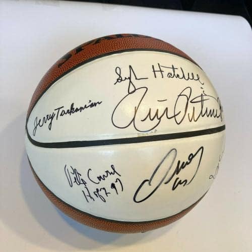 Gary Payton Hall od slavnih indukcijskih klasa 2013. Multi potpisana košarka JSA - autogramirane košarkama