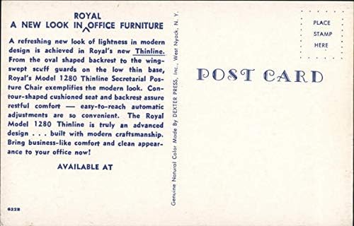 Razglednica Za Vintage Advertising: Reklama Za Kraljevski Kancelarijski Namještaj