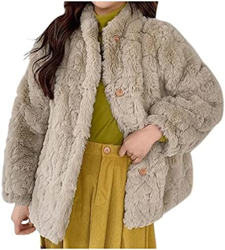 Ženski kaputi zimski ženski zmaški zadebljani plišani kaput puni boja casual gumb toplo labav kaput s džepovima