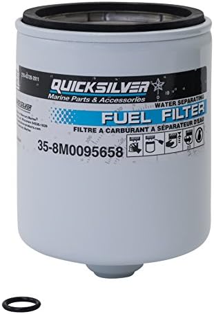 QuickSilver 8M0095658 Komplet za odvajanje filtera za gorivo za verado V-6 na vanjskih ploča