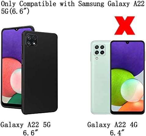 Zaštita ekrana od 3 pakovanja za Samsung Galaxy A22 5G sa 3 pakovanja štitnika za sočiva kamere,Film od kaljenog stakla,9h tvrdoća,HD,protiv