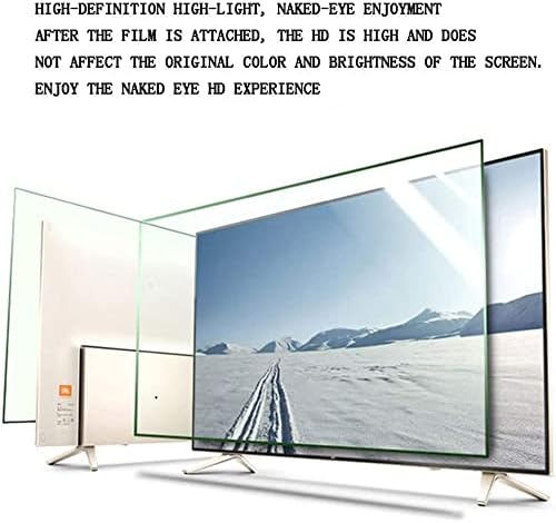 KELUNIS 50 zaštita TV ekrana protiv plavog svjetla, mat protiv odsjaja protiv UV filtera, smanjuje refleksiju odsjaja ublažava zamor