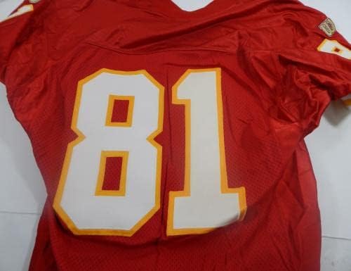 1996 Kansas Chiefs 81 Igra izdana Crveni dres 44 DP32708 - Neintred NFL igra rabljeni dresovi
