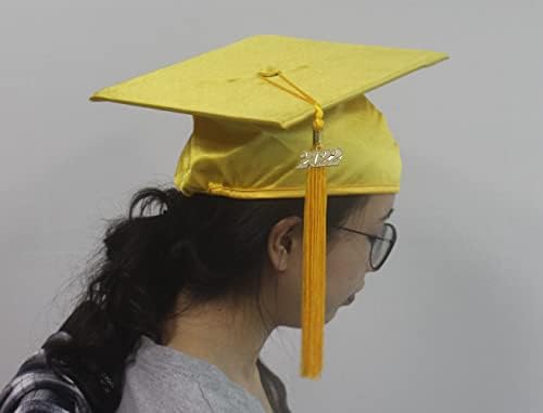 Annhiengrad Unisex sjajna diplomska kapa za odrasle sa Resicom 2022, 13 boja, Podesiva