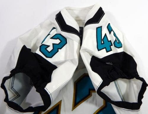 2017 Jacksonville Jaguars # 43 Igra Izdana bijeli dres 40 DP36975 - Neintred NFL igra rabljeni dresovi