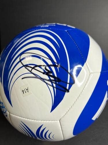 Chelsea F.C. Multi potpisani zidni nosač, Pulišić +4 Adidas Soccer Ball PSA AL09959 - Nogometna kuglica sa autogramom