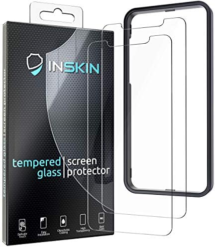 Inskin Matte zaštita od kaljenog stakla protiv odsjaja sa Okvirom za primjenu, odgovara Apple iPhoneu 12 Mini 5.4 inch 2-pakovanju.