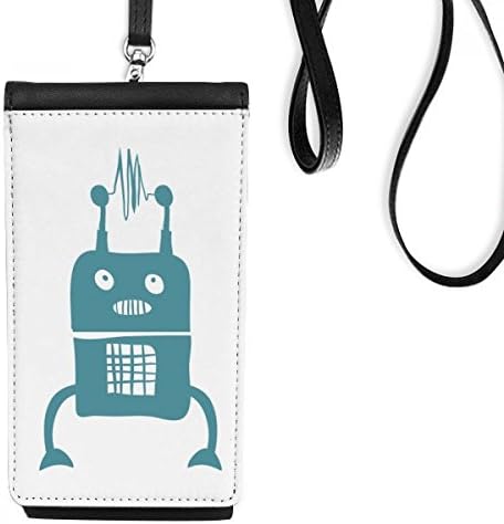 Univerzum i vanzemaljski robot Art Deco poklon modni telefon novčanik torbica viseći mobilni torbica crnog džepa
