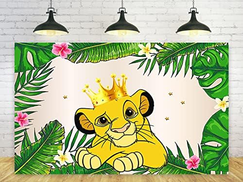 Lion King pozadina za rođendanske zabave dekoracije Wild Jungle pozadina za Baby Shower Party torta Tabela dekoracije zalihe Lion