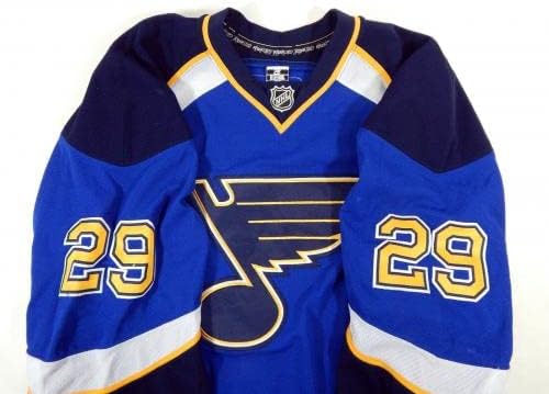 St. Louis Blues Jeff Woywitka 29 Igra Polovni Blue Jersey DP12068 - Igra polovna NHL dresovi