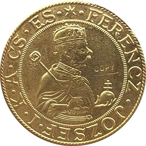 Challenge Coin Mađarska 9 Dutats 1896 Kopiraj koprivi CopyCollection poklons Coin Collection