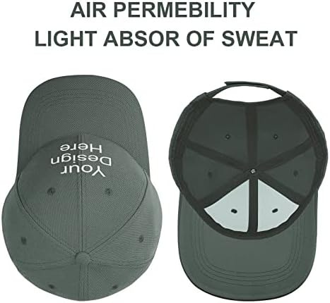 Prilagođeni bejzbol kapu Personalizirani šešir sa vašim slikama Tekst Podesivi kamiondžija Kape za sunčanje Pet za muškarce i žene