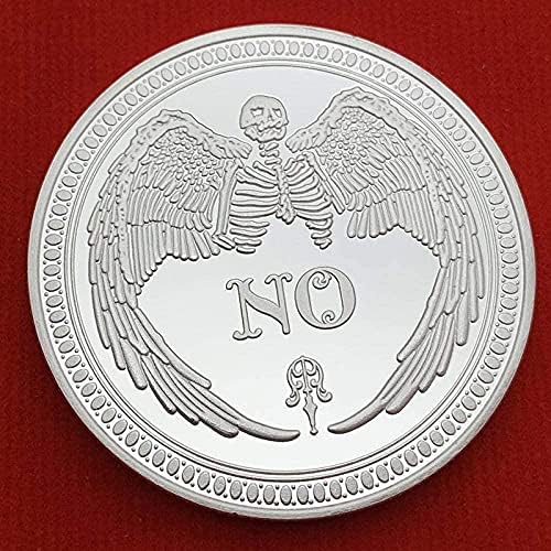 Challenge Coin 1937 Wanderer Angel Skull Crown Starični bakar Silver Old Comporativni kovani novčići 20mm Craft Coin Copy Ornamenta
