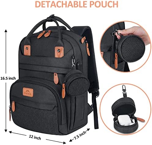 Matein Travel Laptop ruksak, izdržljiv ruksak za dječje dječake za djevojčice sa lukom za punjenje USB, vodootporan 15,6 inčni računarski