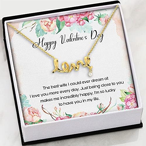 Nakit za poruke, ručno rađena ogrlica - ogrlica za žensku djevojku - poklon za valentinovo za ženu Ogrlice - scenarij ljubavi BT498