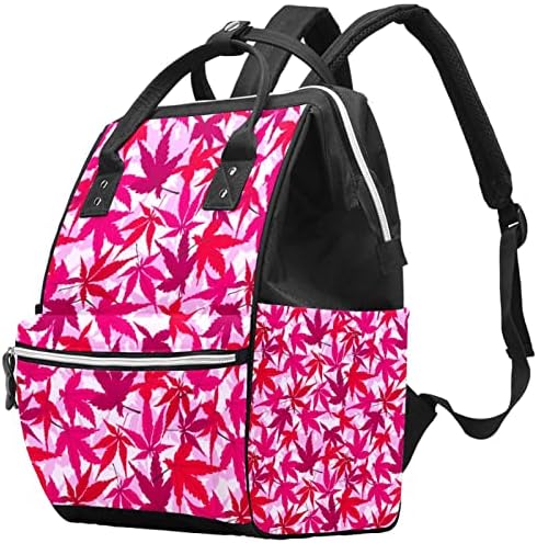 Japanski akvarel ružičasti javorov javorov ruksak ruksak ruksak babdene torbe za promjenu multi funkcije Veliki kapacitet putnička