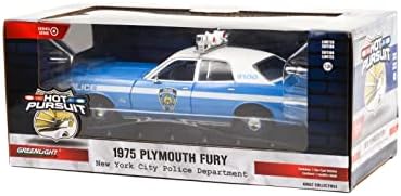 Greenlight 85542 Hot Pursuit - 1975 Plymouth Fury Policijska Uprava New Yorka 1: 24 Skala
