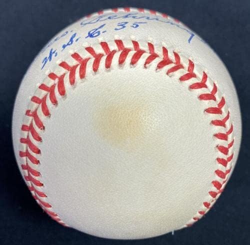 Charlie Gehringer WSC 35 potpisan bejzbol PSA / DNK - autogramirani bejzbol