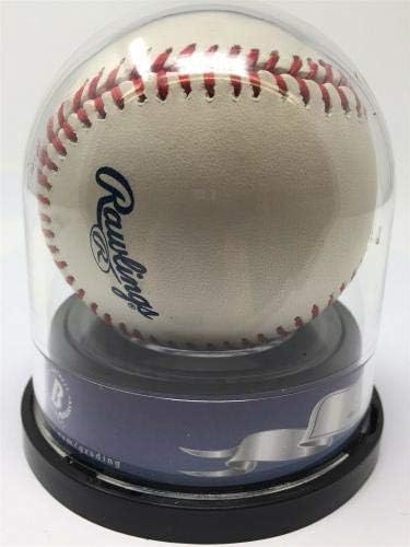 Mike Pastrmka potpisana u Rookie Era Igra Rabljena OML bejzbol JSA - MLB igra Rabljeni bejzbol