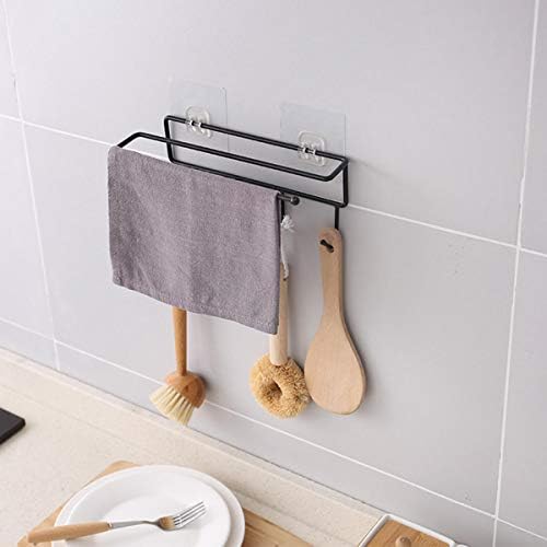 YLWX tuš kabine za loofa, ručni stalak za ručnik kupaonica samoljepljiva 4 viseća kuka, kućni kuhinjski držač tkiva Skladištenje