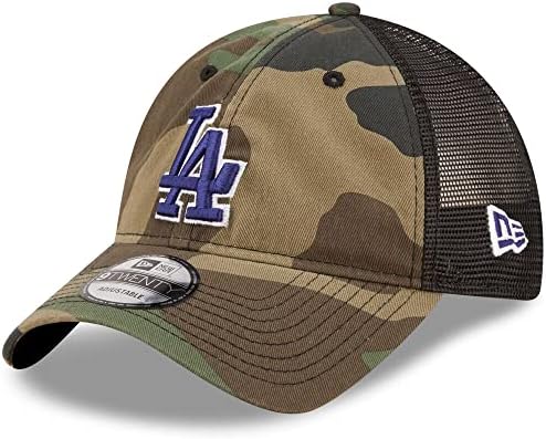 Nova Era LA Los Angeles Dodgers 9TWENTY Camo kamiondžija Snapback kapa, podesivi šešir