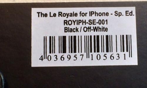 Crumpler The Le Royale Special Edition za iPod Touch / iPhone - Crna / OFF White - stil života