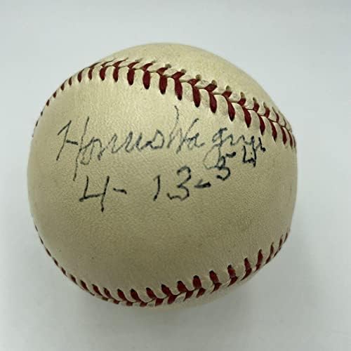 Najfiniji Hons WAGNER Single potpisan za bejzbol nacionalne lige JSA COA - autogramirani bejzbol