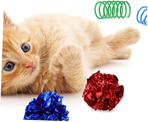 Ipetboom 2 setovi mačje igračke za igračke za mačke kućne potrepštine Spring plastika