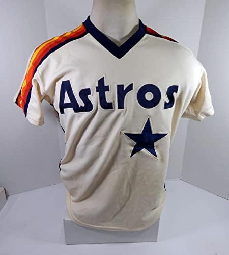 1987 Houston Astros Kevin Bass 17 Igra Polovni krem ​​dres 42 DP35472 - Igra Polovni MLB dresovi