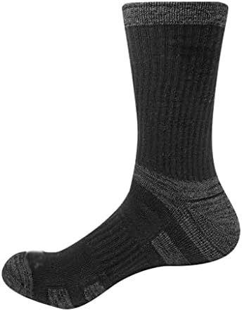 Mjwdp muške pamučne čarape koje apsorbuju znoj i prozračne sa zadebljanim donjim sportskim čarapama na otvorenom