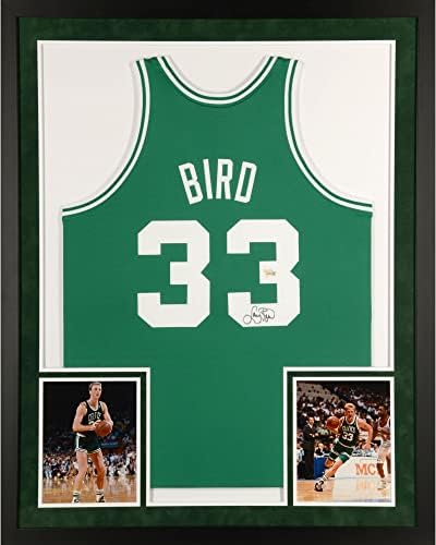 Larry Bird Boston Celtics SM Deluxe uokviren autogramirani mitchell & ness Autentic Jersey - autogramirani NBA dresovi