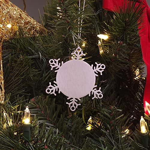 Ponovni pokloni za višekratnu upotrebu, oprosti što ovaj tip već uzima super simpatični Valet, Epic Holiday Snowflake ornament od muškaraca žena