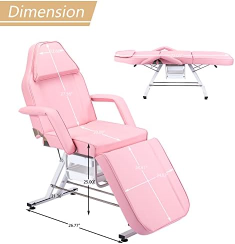 Henf Salon za masažu Tattoo stolica estetički krevet sa hidrauličnom banjskom stolicom, multifunkcionalna stolica za lice profesionalna
