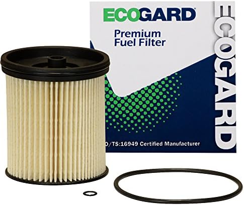 ECOGARD XF10322 Premium dizelski filter goriva Fits Chevrolet Silverado 2500 HD 6.6L dizel 2017-2020, Silverado 3500 HD 6.6L dizel